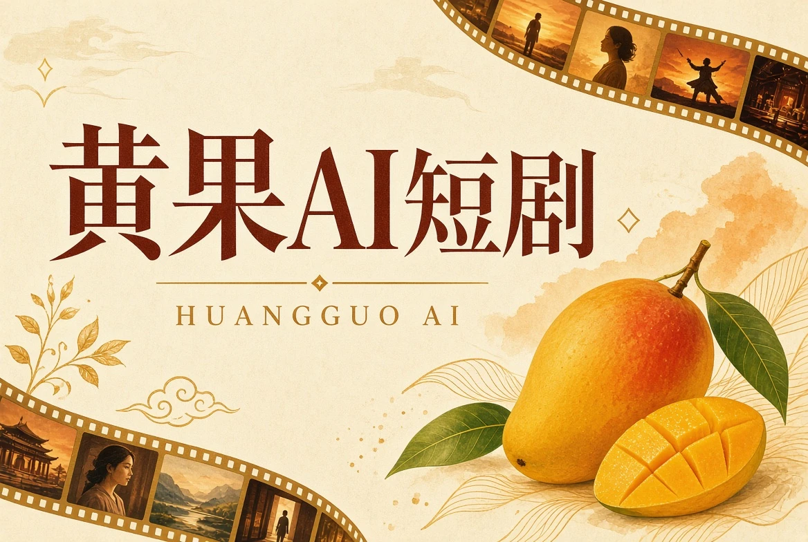 黄果AI短剧品牌形象